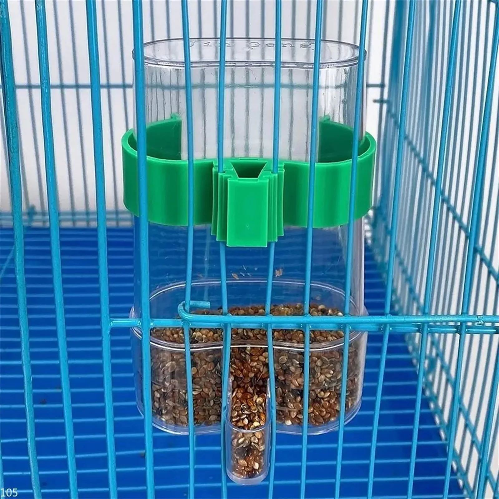 Bird Water Drinker Feeder Container Automatic Pet Feeder Birdcage Hanging Bowl Water Bottle Parrot Drinking Water Food Dispenser view 5