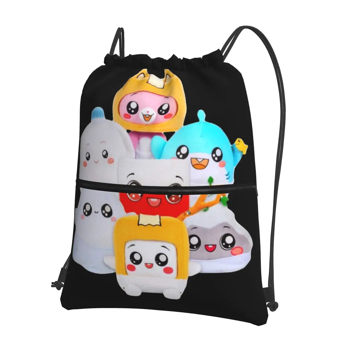 Rocky Lankybox Lanky Box Portable Backpacks Drawstring Bag Fashion Drawstring Bundle Pocket Shoes Bags For School Students