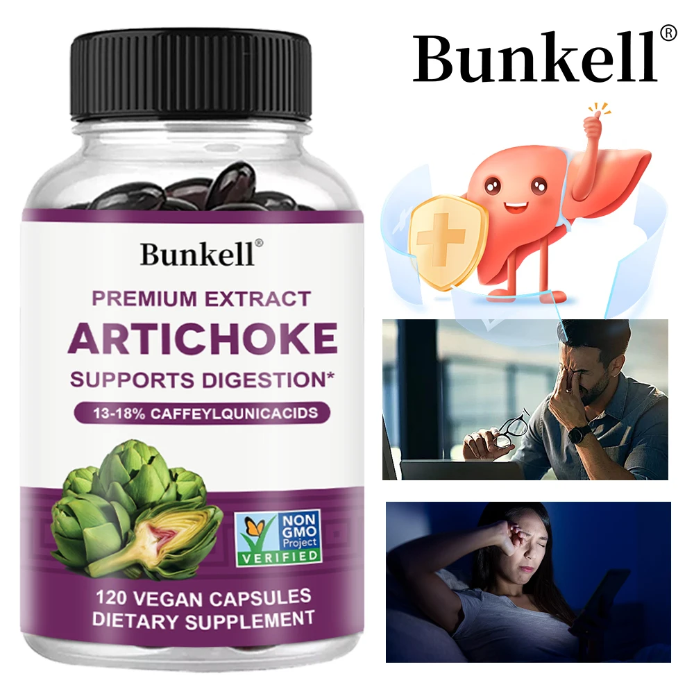 

Artichoke Extract, with Milk Thistle, Supports Liver Health and Digestion, Non-GMO, All-natural