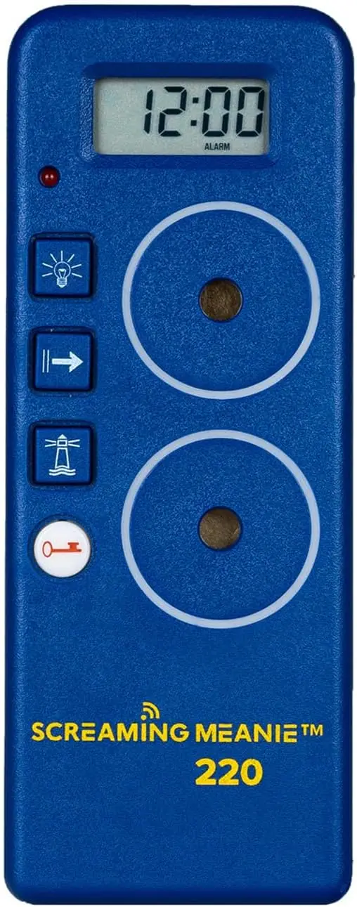 

Сверхгромкий будильник с таймером, 3 уровня звука до 120 дБ, компактный портативный дизайн для глубоких снастей — синий
