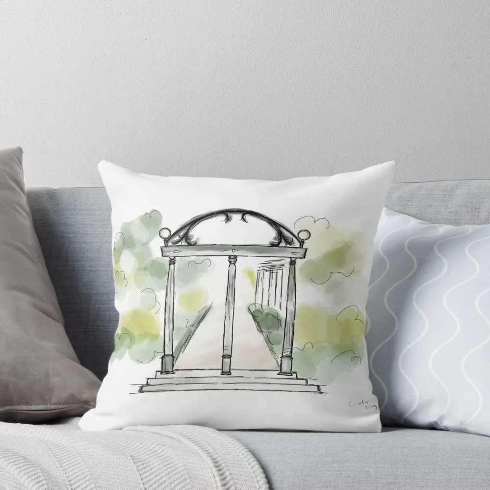 

The Arch- UGA Throw Pillow Decorative Cushions christmas ornaments 2025 Pillows Aesthetic Christmas Covers For Cushions pillow