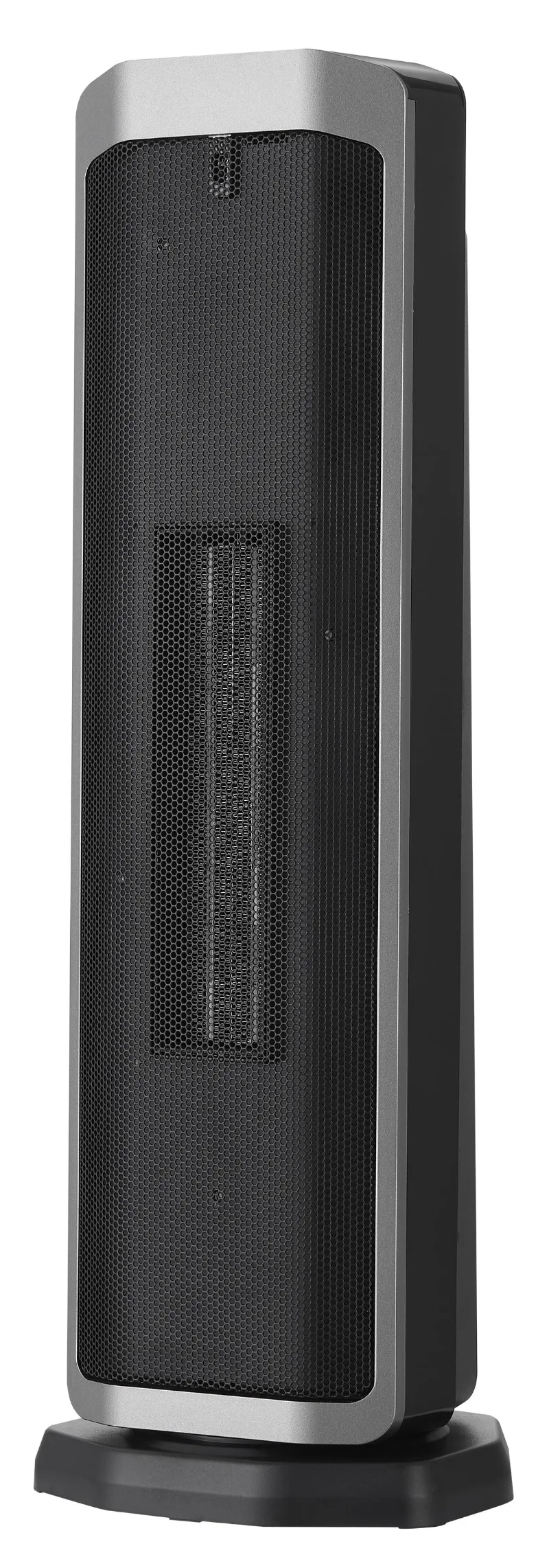 Better Homes & Gardens 23" Electric Ceramic Tower Heater, LED Display & Remote Silver