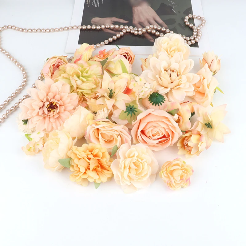 20 Stück Künstliche Schwimmende Blumen für Vorhänge, Hochzeitspaar-Fotodekorationen, DIY-Blumendesign, Bastelzubehör, Heim- und Partydekoration – Detail 8