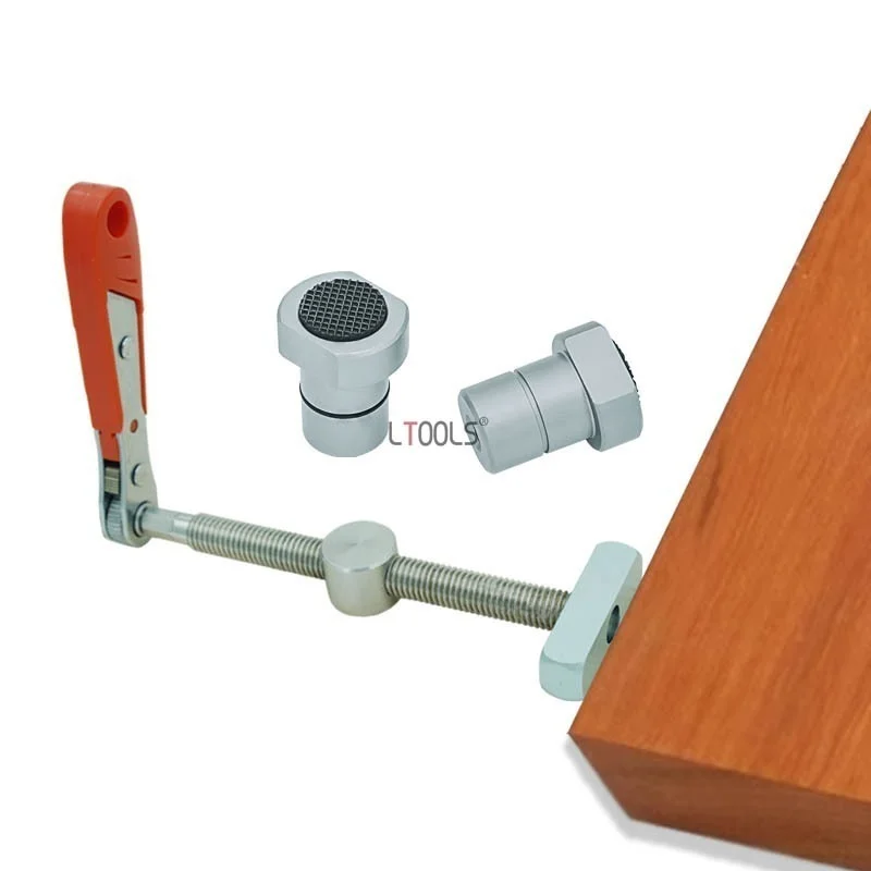 Woodworking Desktop Vise Tenon Fast Fixing and Locking Accessory Tool Stainless Steel Ratchet CNC Clamping Auxiliary Artifact