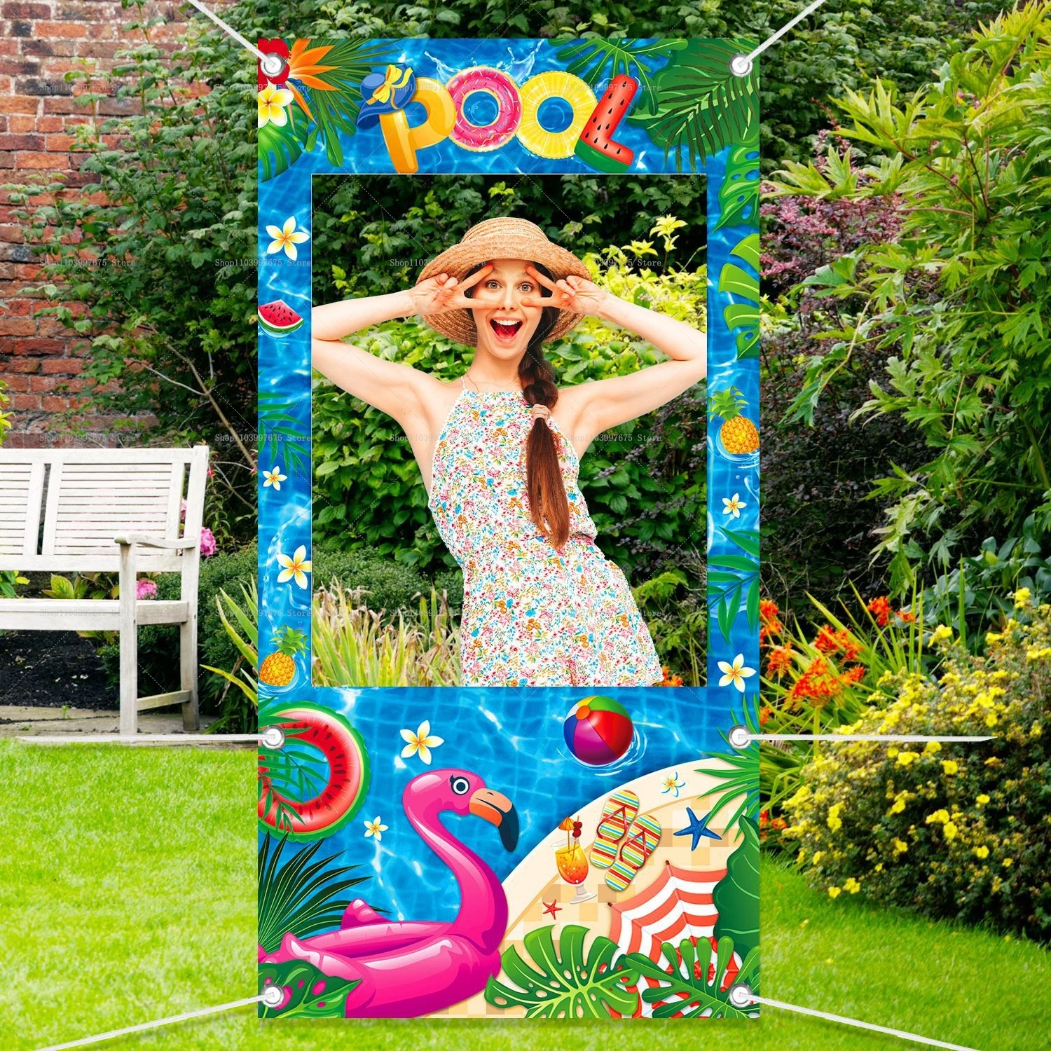 Summer Clothing Banner - Decorazioni per feste a tema estivo