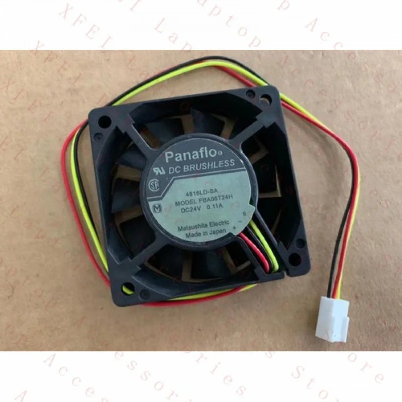 F for Panaflo FBA06T24H 6015 DC24V 0.11A 3-pin inverter cooling fan DC BRUSHLESS