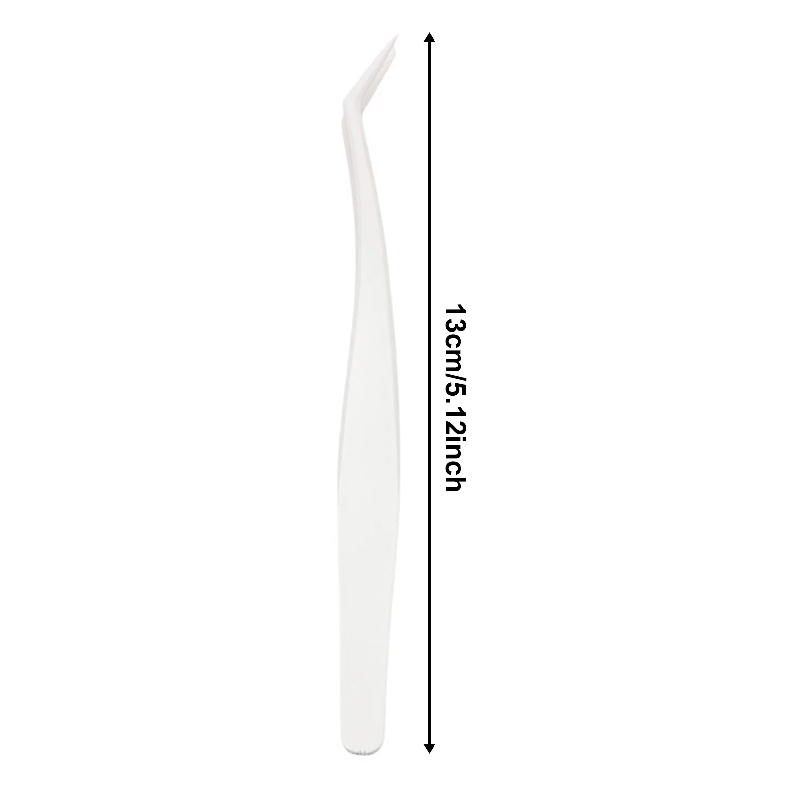 Pinzette professionali per estensione ciglia Strumenti per ciglia finte Punte non adesive dorate Pinzette in acciaio inossidabile da 13 cm Salone fai da te