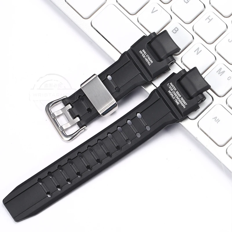 Resin Watch Strap Suitable for Casio GA1000 GA1100 GW-A1000 G1400 Watch Replacement Band Men\'s Waterproof Bracelet Accessories