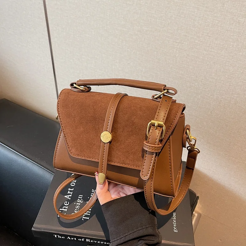 

Модная и универсальная женская сумка через плечо, повседневная однотонная сумка, сумка для хранения смены мобильного телефона