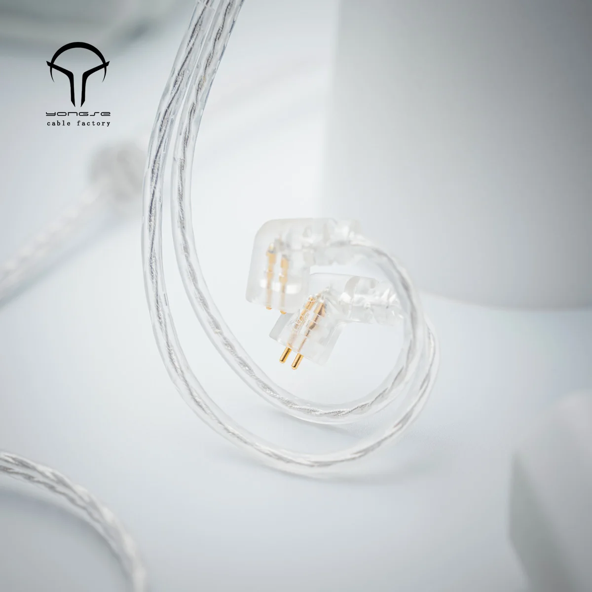 كابل YONGSE Sylvyr مطلي بالفضة ونحاس كريستالي واحد