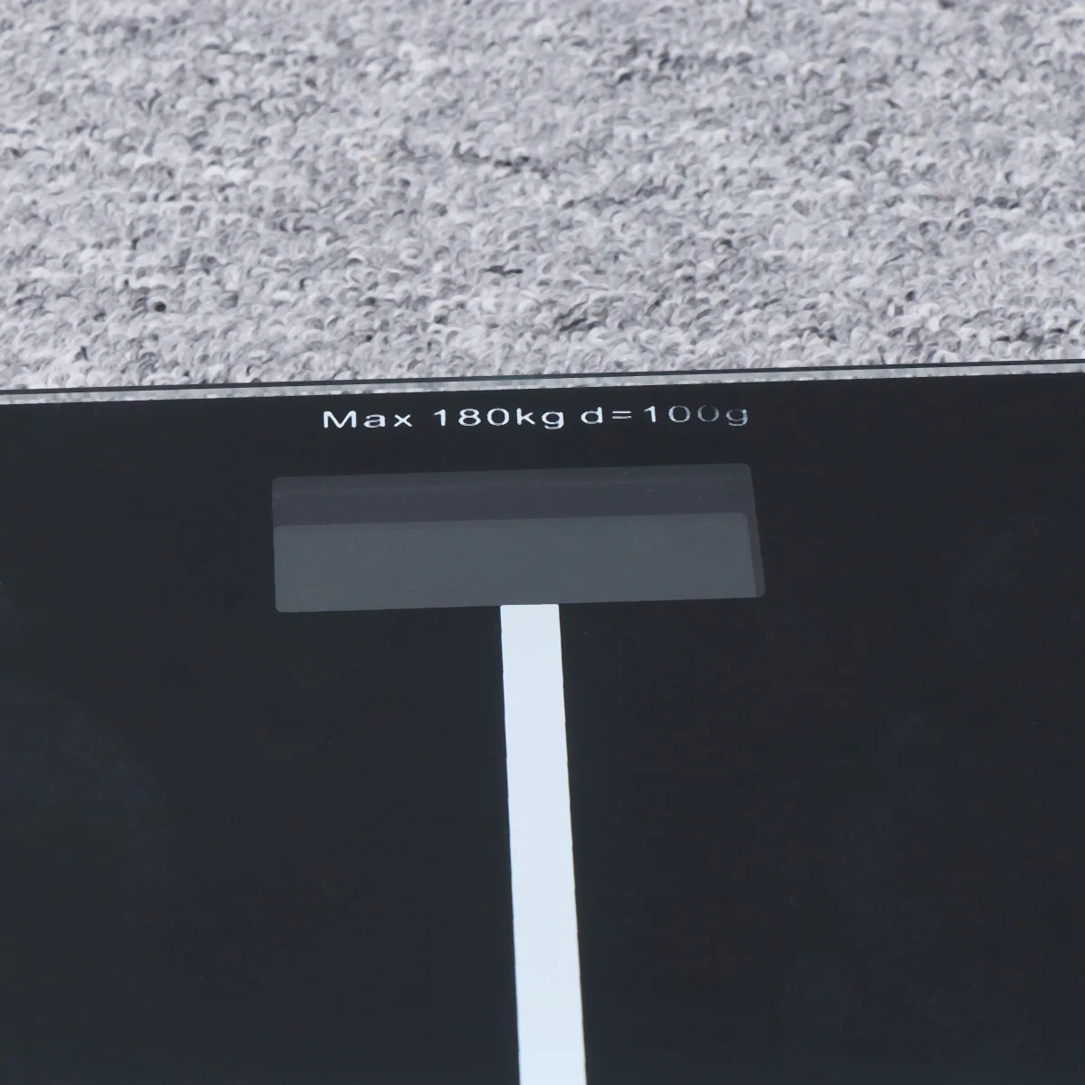 Timbangan Badan Digital Presisi Tinggi 4 Sensor Akurasi 1G Layar LCD Hitam untuk Kamar Mandi