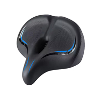 Bicycle Seat, Bike Seat for Women Men Extra Comfort Wide, Oversized Comfortable Seats Saddle for Exercise Bikes, Electric Bikes,