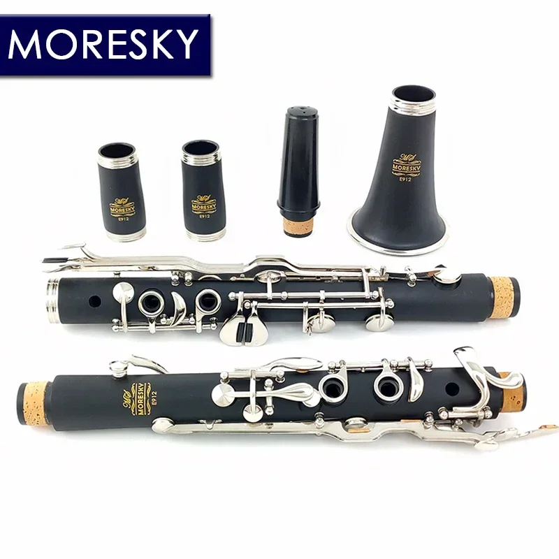 НОВЫЙ MORESKY немецкий G Tune 18/20 клавишный кларнет ABS смола материал корпуса никелированный E912