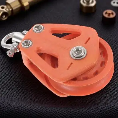 

Pulley Bearing Marine Grade Block Boat Single Yacht Rigging Double Nylon Sailboat Travel Blocks