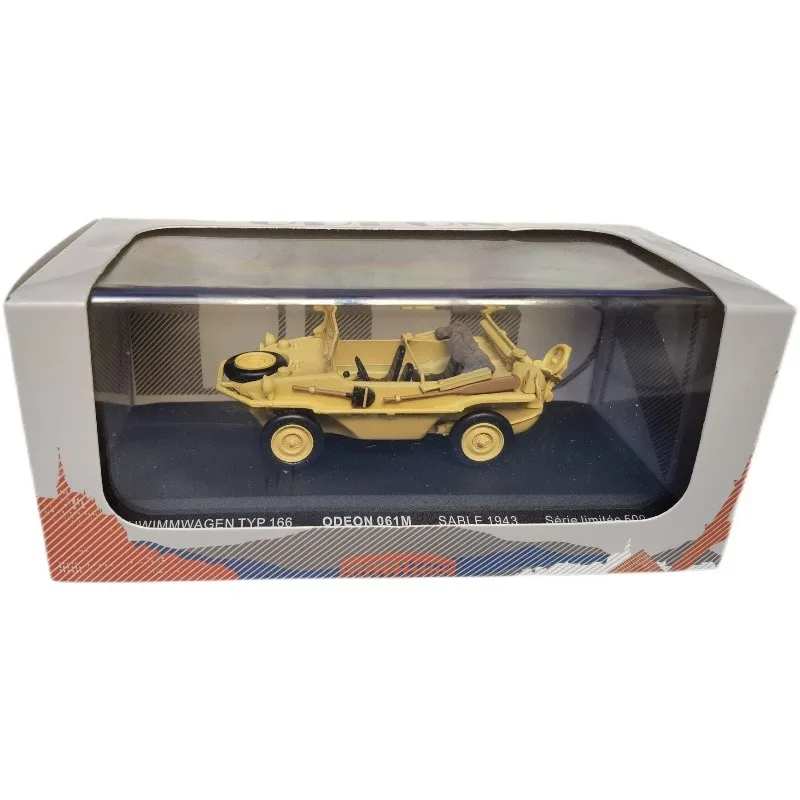 ODEON moulé sous pression à l'échelle 1/43 ‌ Volkswagen Type 166 Schwimmwagen (1943) modèle de voiture en alliage jouets pour garçons cadeau