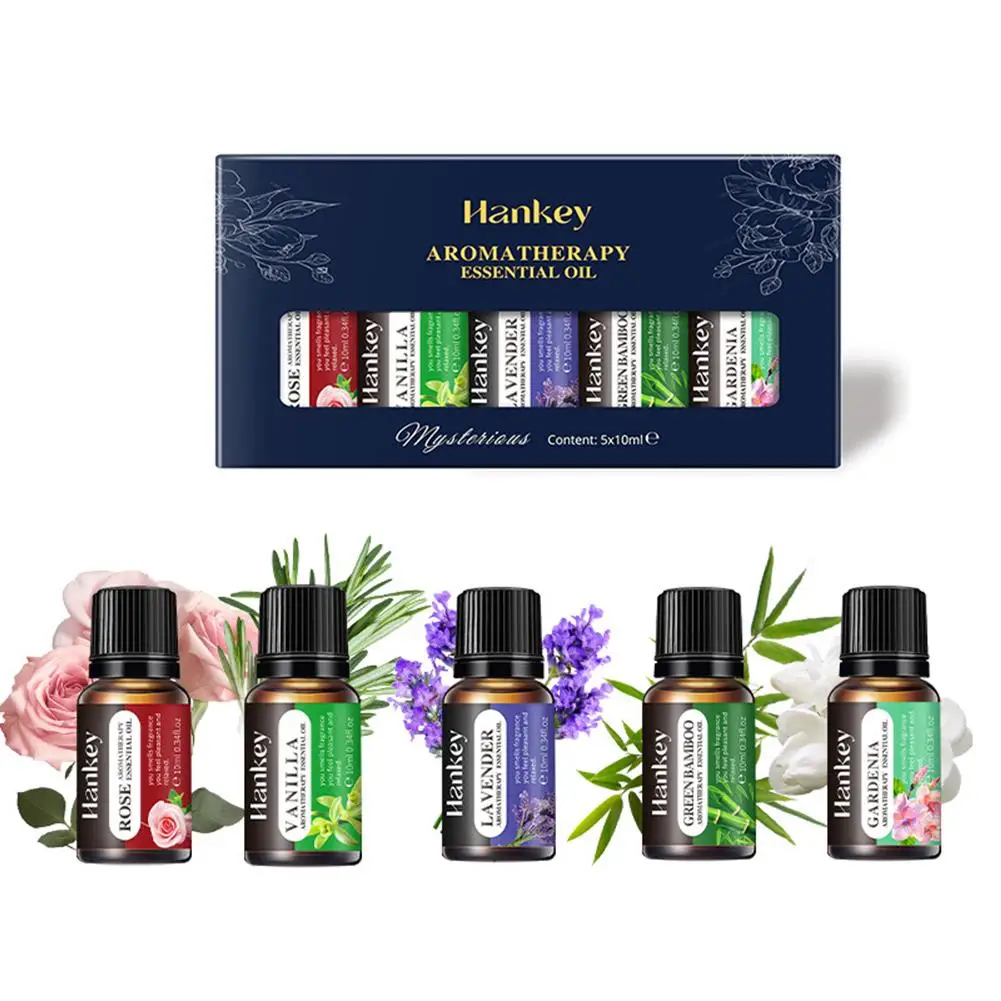 3-12pcs/Set Aromatherapy Essential Oil Set 10ml Essential Oils Used For Aromatherapy Diffuser Essential Oil Gift Set