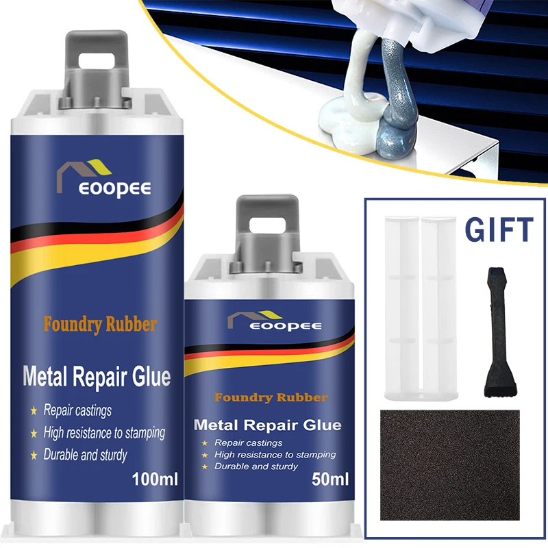 Metal Repair Glue High Strength Casting Adhesive Steel Aluminum Metal Repair Agent Oil Tank And Water Tank Leak Sealing Sealant