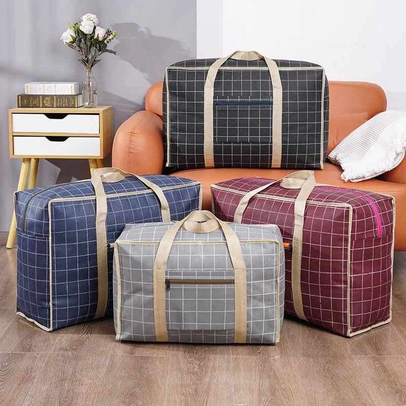 

Foldable Storage Bag Home Large Capacity Closet Organizer Clothes Luggage Moving Bags Dustproof Quilt Travel Wardrobe Blanket