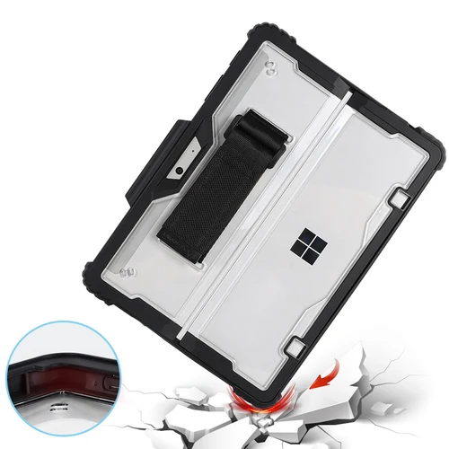 Imagen 2 del producto Funda protectora integrada para tableta con portalápices magnético para Microsoft Surface Pro 9 8 7 + 7 6 5 4 para Surface GO 1 2 3