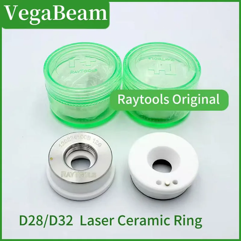 Raytools original Laser Ceramic Ring D32&D28 Ceramic Nozzle Holder For Raytools Bodor Precitec WSX Laser Cut head Ceramic Ring