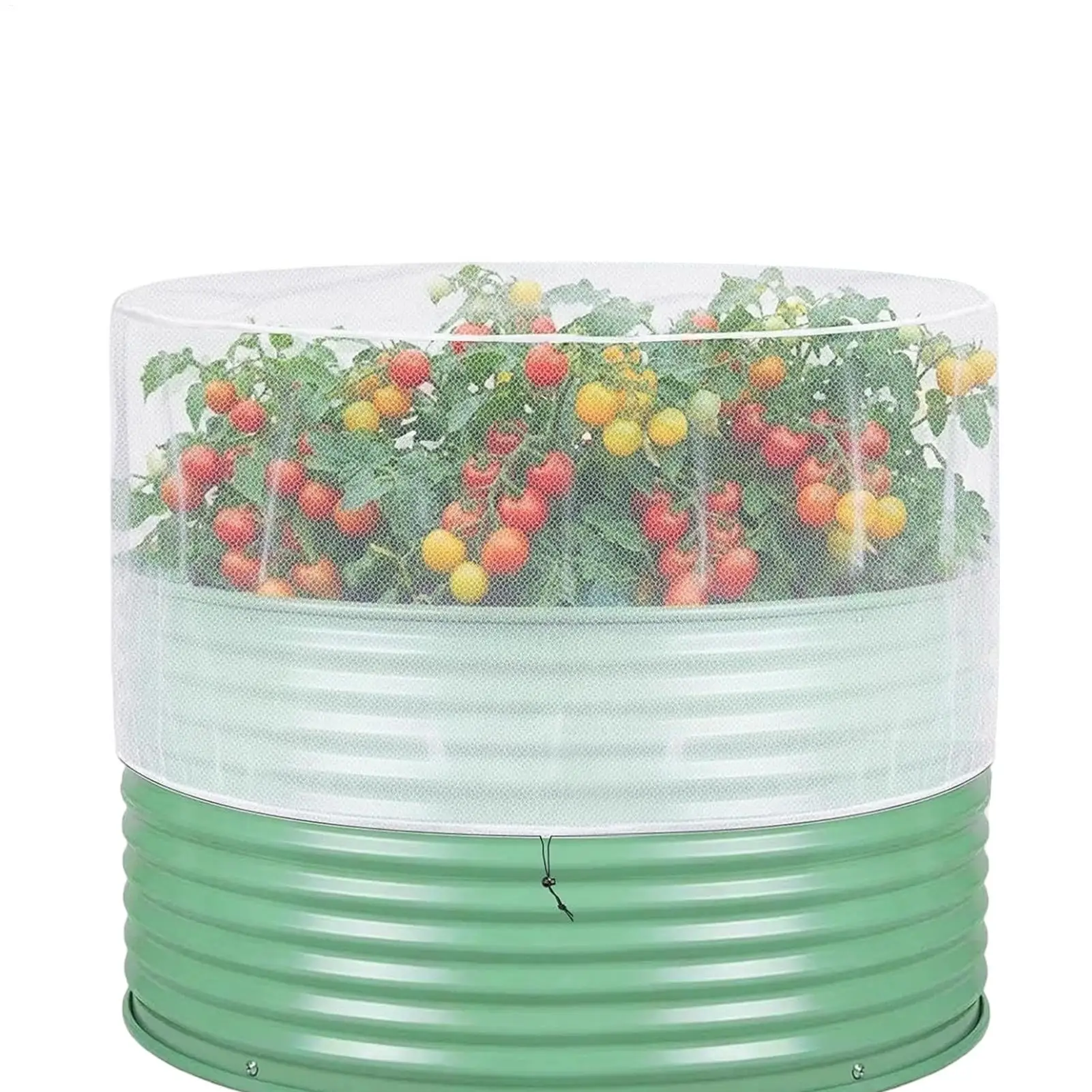 Plant Cover Reusable Garden Flower Net With Drawstring Plant Protection Mesh Fruit Protector For Berry Bush Vegetables floral