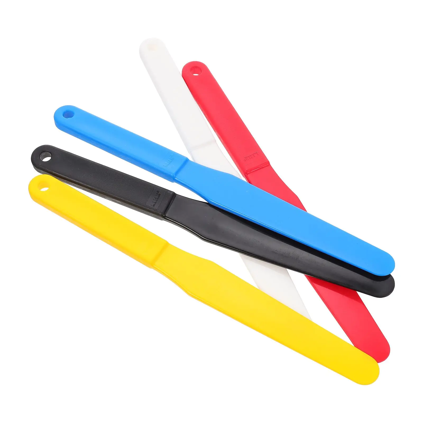 5 Pcs Oil Knife Convenient Pigment Scraper Painting Supply High-quality Ink Mixing Spatula Tool Plastic