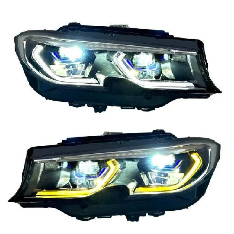 

Auto Parts 2018-2022 Headlights Yellow White Amber DRL Head Lamp Car Accessories for 3 Series G20 G28 M340i M330i 12 V