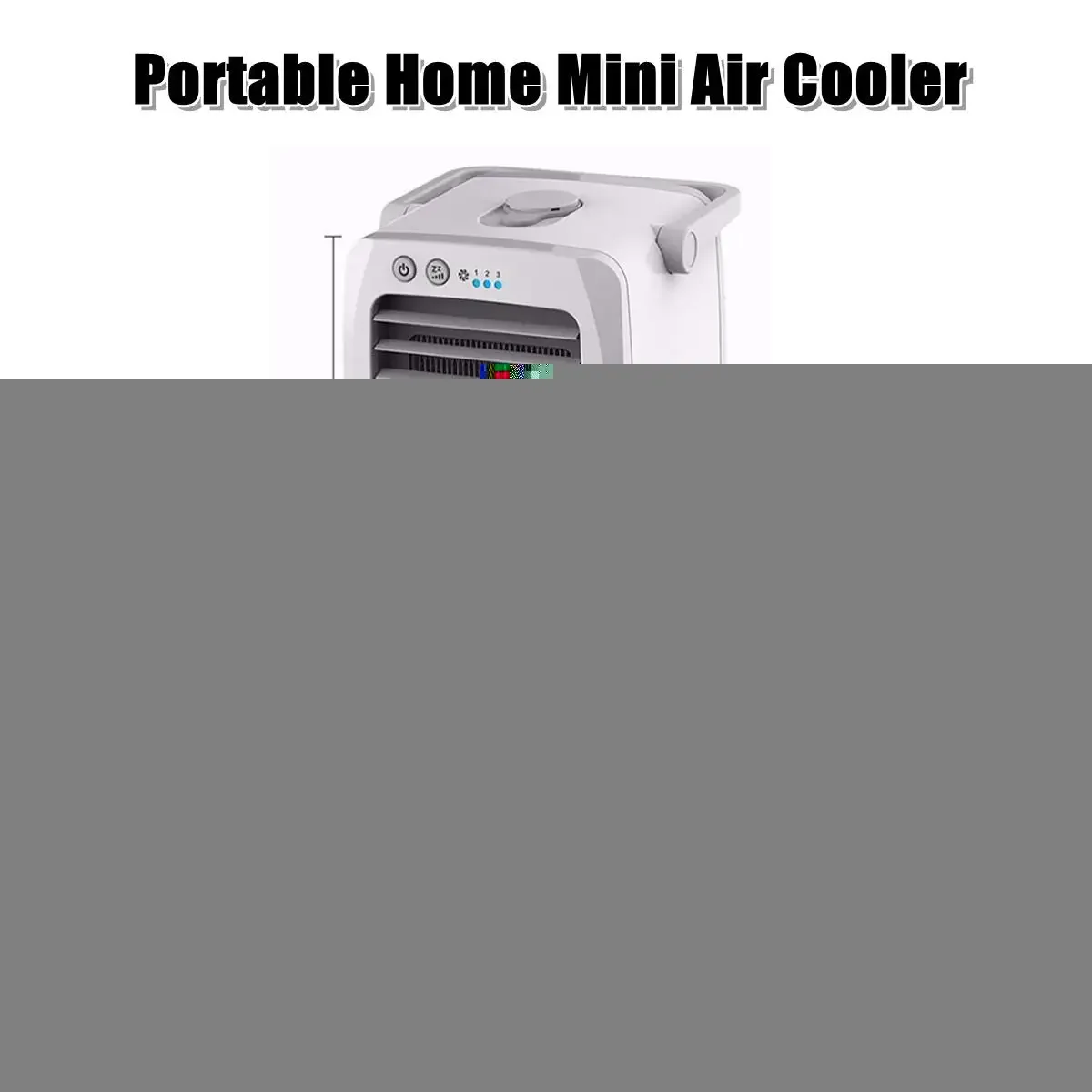 พัดลมระบายความร้อนส่วนบุคคลขนาดเล็กพัดลมปรับอากาศ USB ระบายความร้อนด้วยวิธีที่ง่ายรวดเร็วในการทำให้พัดลมเย็นสำหรับสำนักงานบ้าน