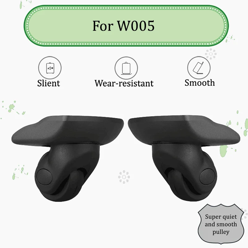 

For W005 Durable Upgrade Luggage Wheels Ultimate Silent Performance Silent Glide Design Smooth Luggage Accessories