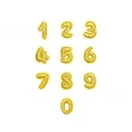 Yellow  0-9 Iron-On