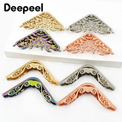2/4/10Pcs Metal Corner Protector Clip Buckle for Handbags Book Edge End Lock Buckles Decoration Cover Corners Clasp Accessories