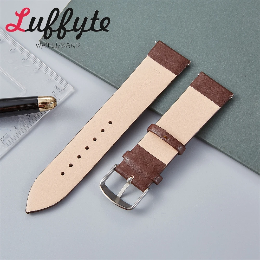 ソフト超薄型合成皮革時計ストラップ 14 ミリメートル 16 ミリメートル 18 ミリメートル 20 ミリメートル 22 ミリメートル男性女性シンプルな時計バンドマルチサイズストラップ
