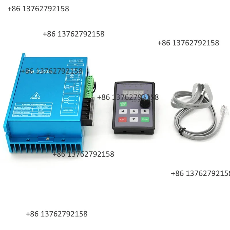 ZM-7205A 310V High Voltage  Motor Driver 220V AC Input Max 5A 1100W Three Phase Brushless Controller With Handheld Intelligent