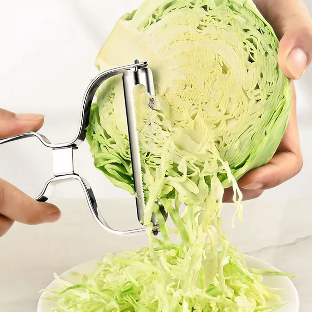 Wide Mouth Vegetables Cabbage Shredder Stainless Steel Fruit Potato Peeler Slicer Greater Cutter Chopper Innovative Kitchen Tool