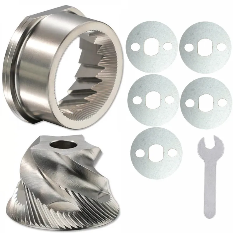 conical-burr-grinder-set-with-fine-grind-metal-shim-fit-breville-bes870-bes876-espresso-machineadjustable-spacer-upgrade-kit