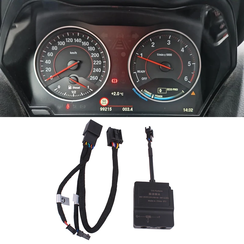 For BMW Speed Limit Module Dashboard display SLI Emulator Display Instrument F G Series Chassis Retrofit with NBT Car-addon