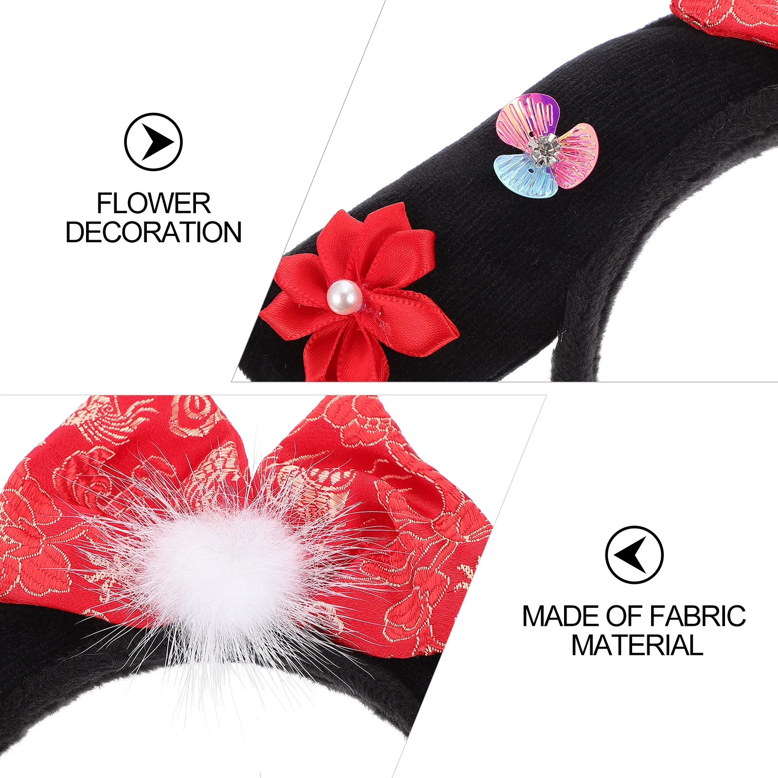 

Elegant Chinese Style Hairband Lightweight Decorative Headbands for Women Party Ceremonies Festivals Beauty Accentuate Various