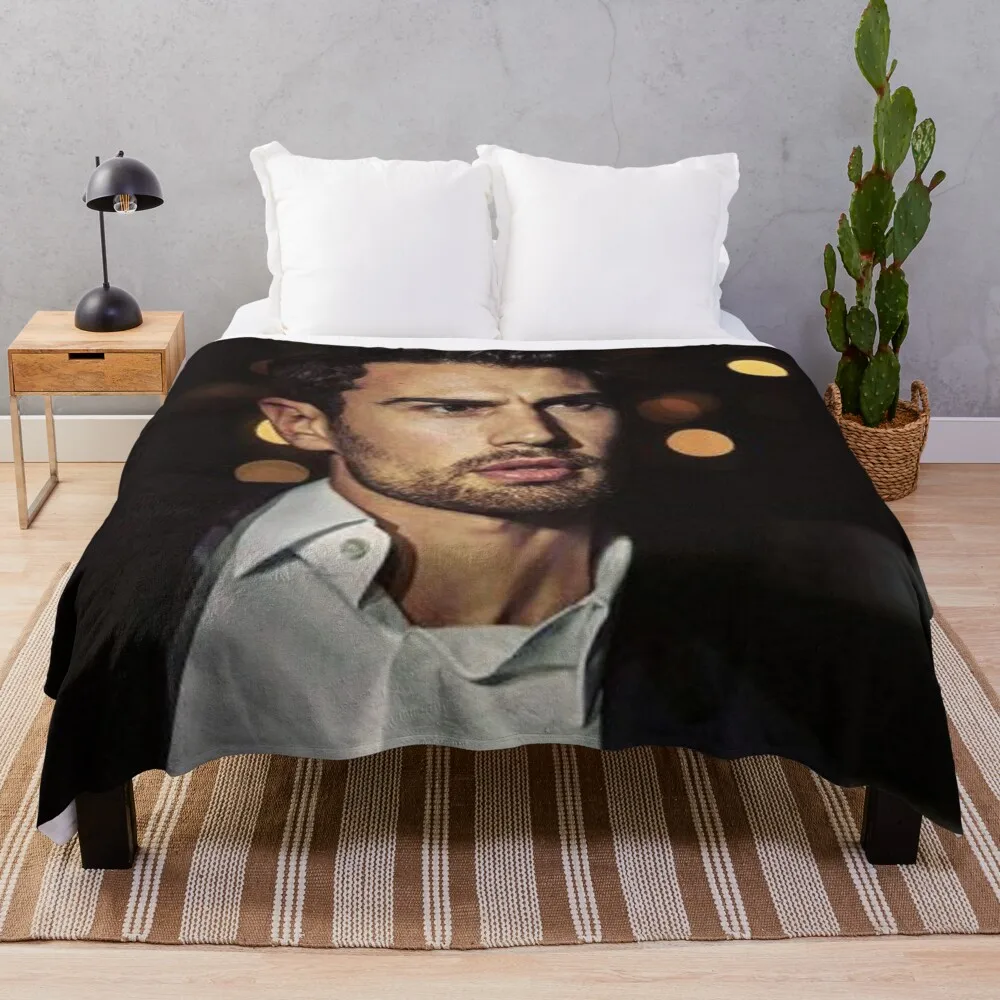 

theo james Throw Blanket Bed Fashionable Plaid Bed linens Blankets