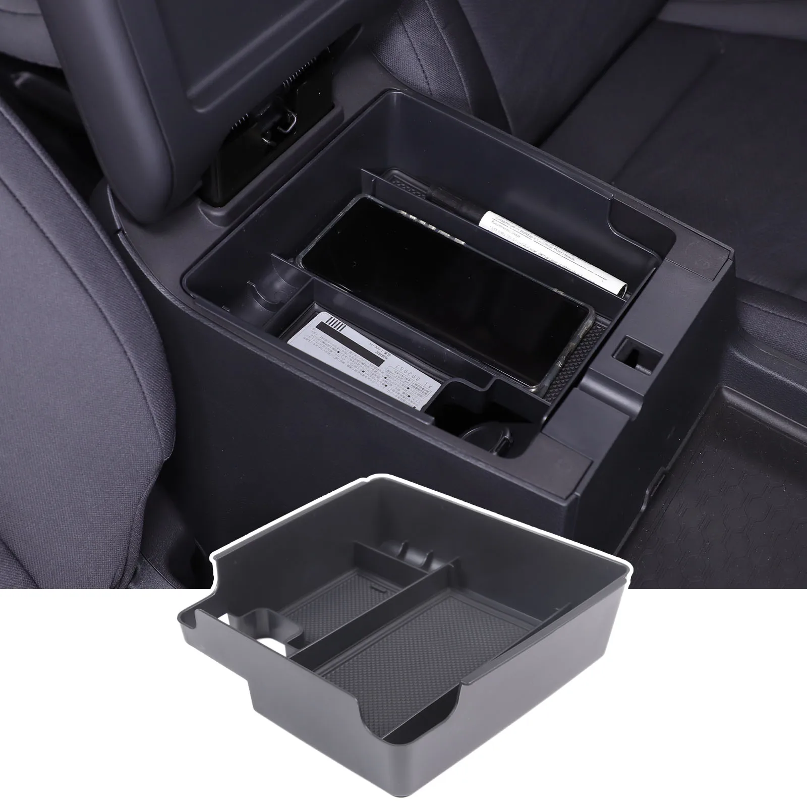 

Поддон-органайзер из АБС-пластика для центральной консоли, совместимый с Nissan Frontier 2022-2024, контейнер для хранения, поддон для хранения, аксессуары для интерьера