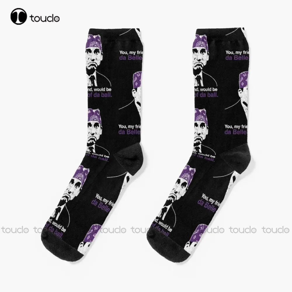 Prison Mike - Da Belle Of Da Ball Socks Anime Socks Personalized Custom Unisex Adult Teen Youth Socks Custom Gift Streetwear