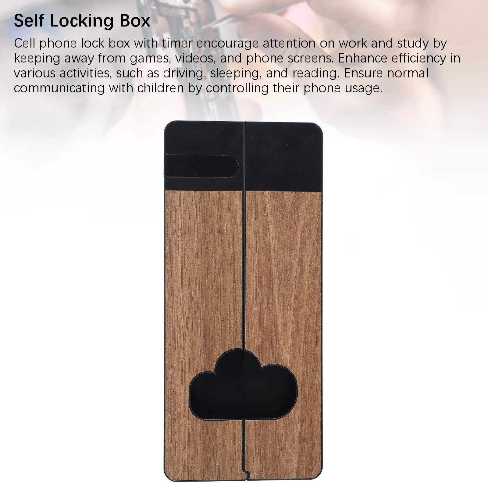 Phone Timer Lock Box Phone Timer Lock Box 300mAh Self Control Timer Phone Locker Cell Phone Lock Box with Timer for Study Work