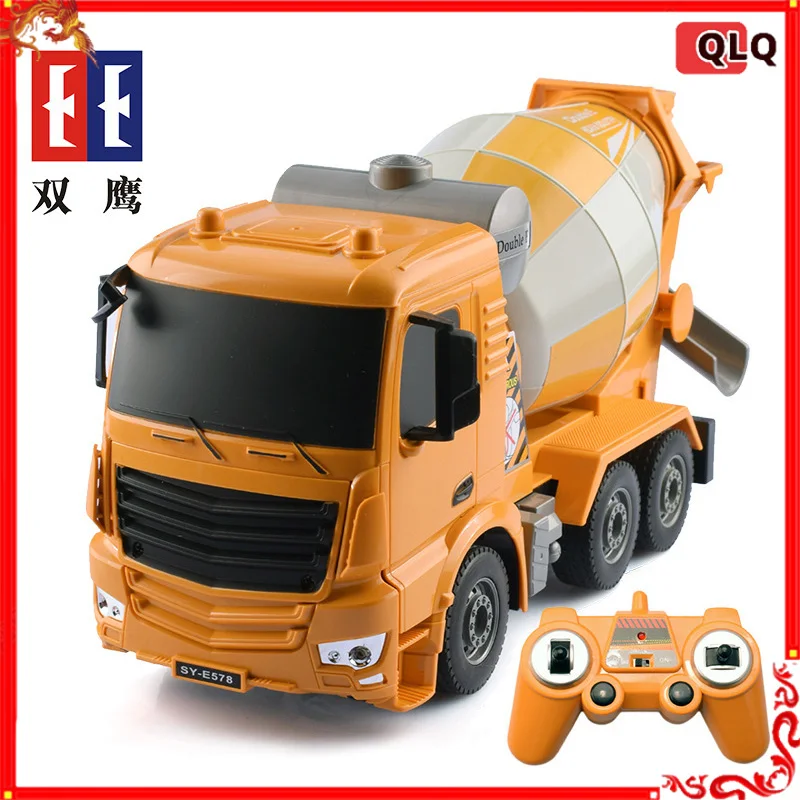 

Shuangying Rc Car E578 Remote Control Charging Engineering Mixer Truck Touching Children And Boys Electric Toy Exquisite Gift