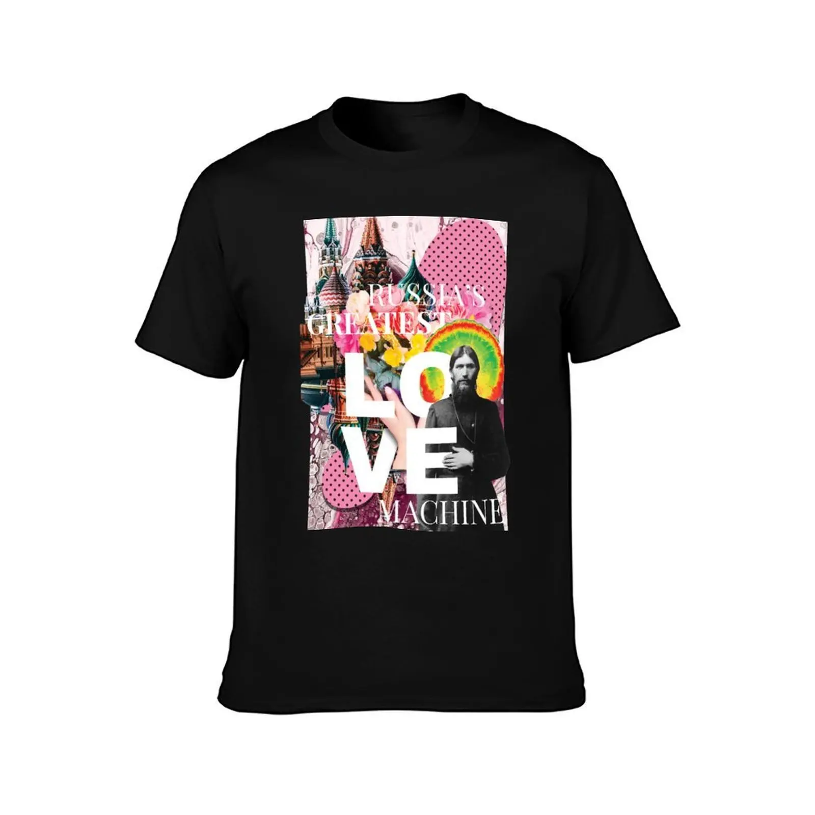 Russia's greatest love machine T-Shirt, Summer Casual Cotton Tee, Oversized Streetwear Tops, Vintage Graphic Print, 100% Cotton