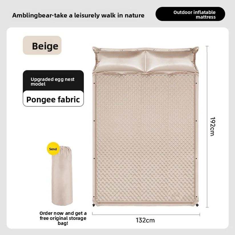 Inflatable Mattress, Sponge Sleeping Pad, Floor Mat, Outdoor Travel Mattress