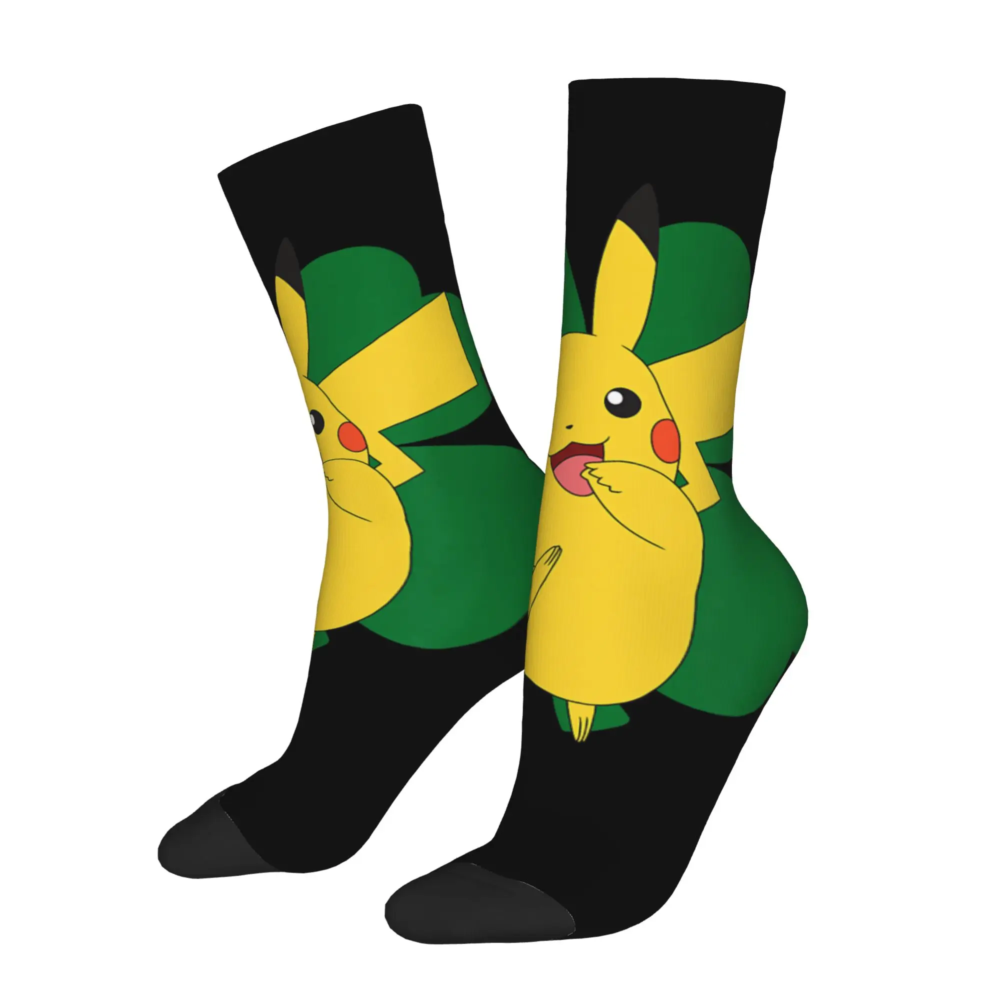 cycling socks Pokemon   St Crazy Men's compression Socks Unisex items Crew Sock