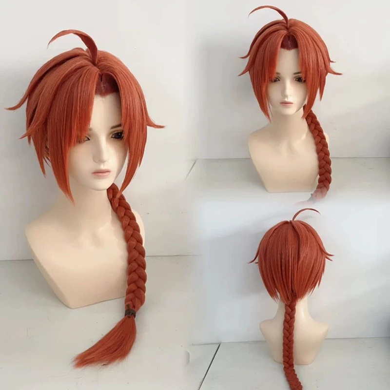 

Kamui Wig Cosplay Costume Silver Soul Men Women Short Hair Halloween Party Christmas Synthetic Wigs