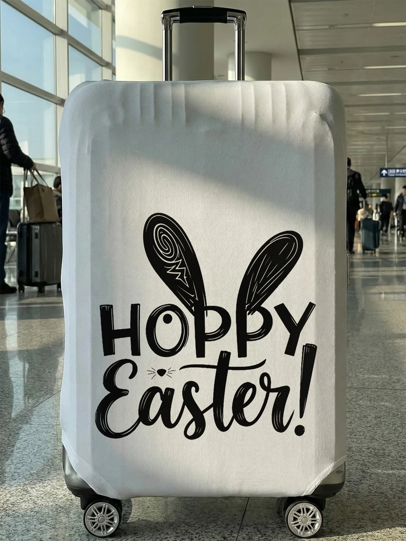 

Rabbit ear Easter luggage protection cover, suitable for 18-32 inch luggage covers, luggage handle gloves, travel accessories