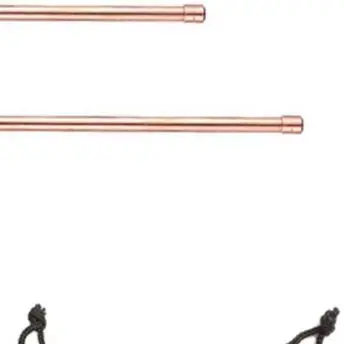 99.9% Copper Dowsing Rods Metal Detector Probe For Water Gold Mineral Finding Divination Search Tools Pair With Pendulum