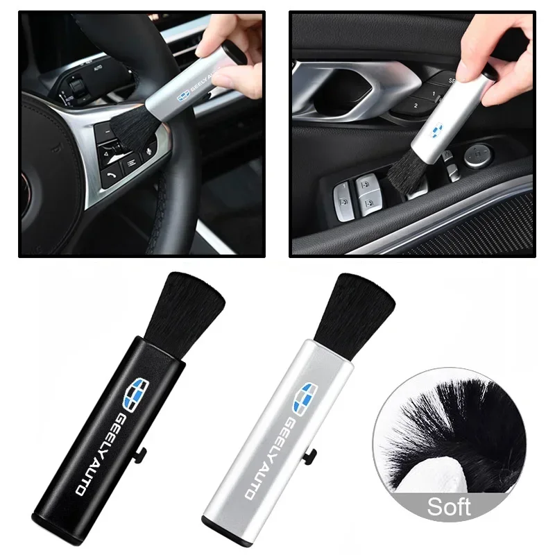 

Aluminum Alloy Car Brush Cleaning Tool for Geely GX EC X SX FY Series Models Binyue Pro Emgrand Yuanjing Xingyue King Kong MK