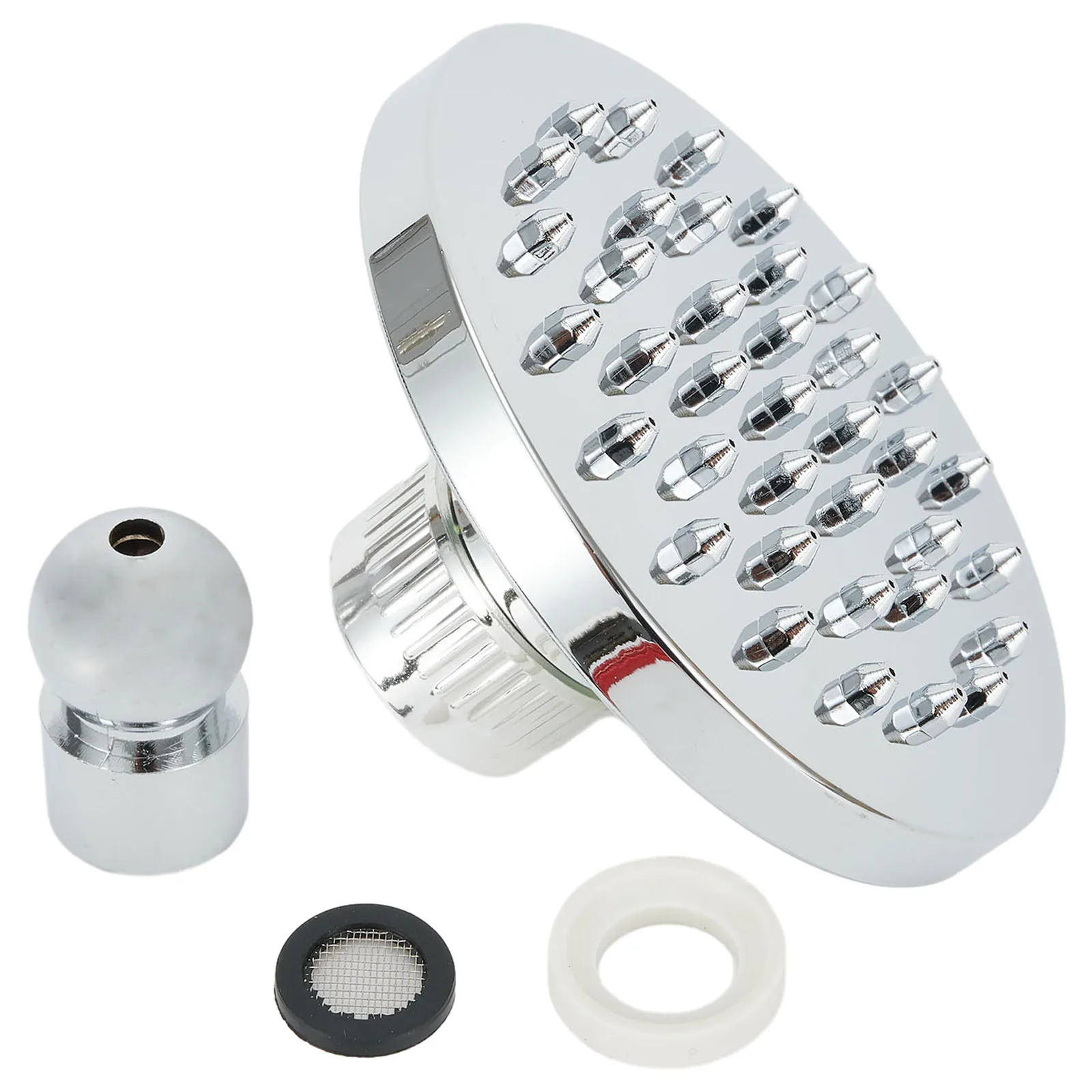 

New High Quality Shower Head Shower Top Strong Water Flow Internal Thread Plumbing Relieves Fatigue ABS Material Comfortable